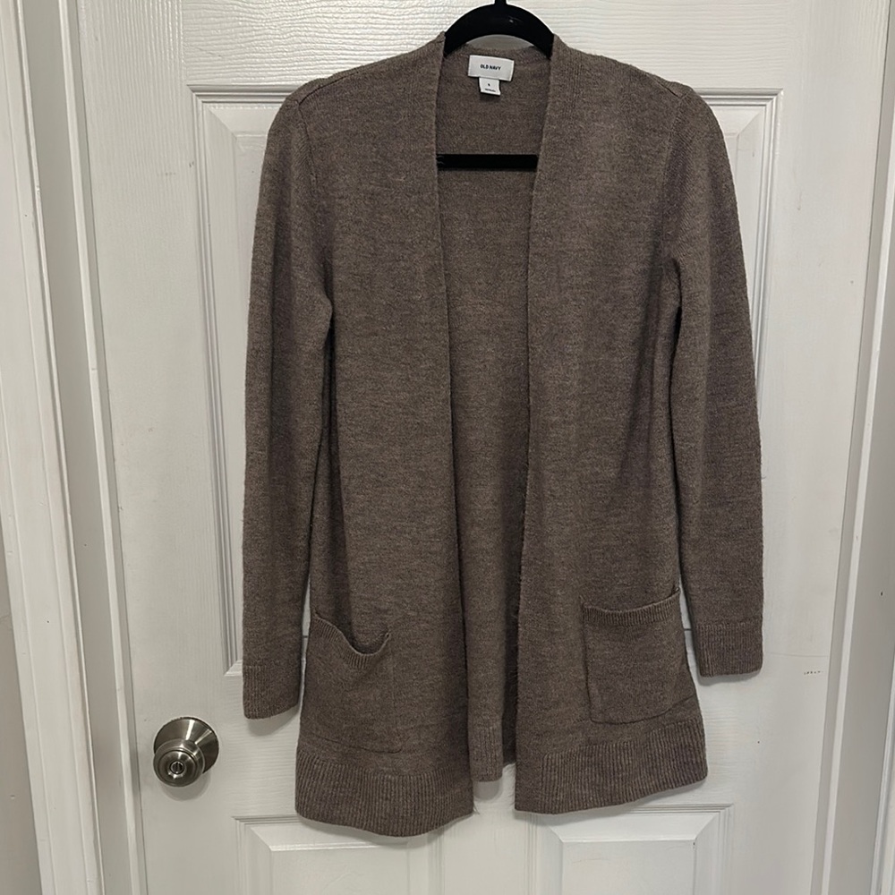 Cozy Brown Sweater Cardigan